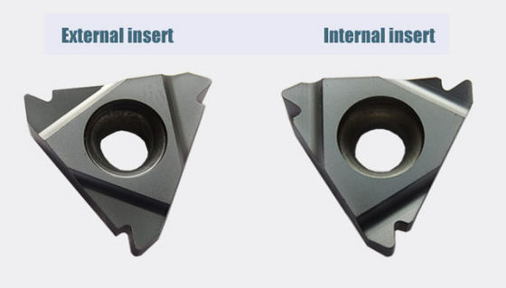 22NR API382 API Threading Inserts Carbide Cutting neemt CNC Hulpmiddel met Hoge snelheid op
